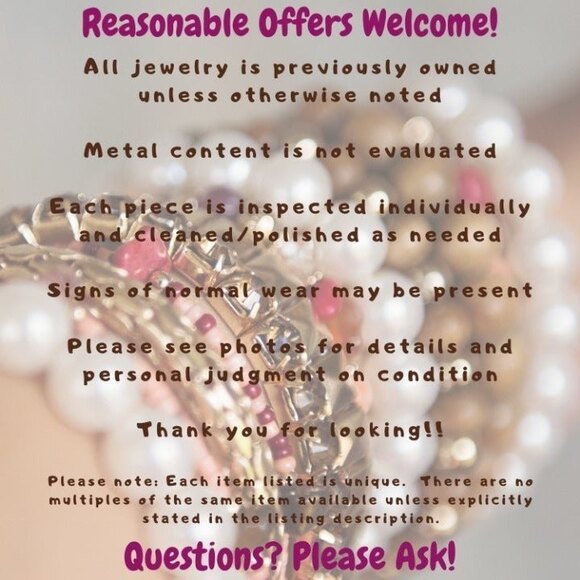 Layered Chain Link Beaded Bracelet 3 Strand - Picture 10 of 10